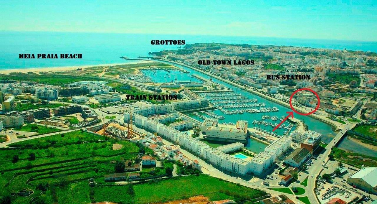 Studio Apt With Spectacular Views Of Lagos Marina Bagian luar foto